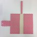 Nappy Wallet - Chevron - Pink Nappy Wallet - Chevron - Pink